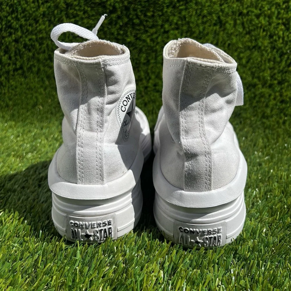Converse Shoes Women Size 8 Chuck Taylor All Star Move White Athletic Sneakers